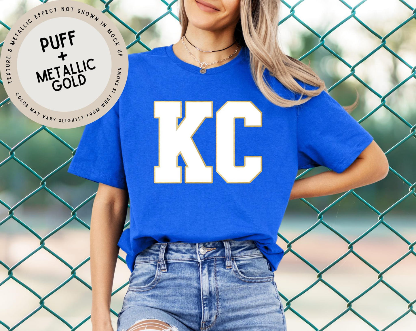 Royals Varsity KC puff ink & metallic